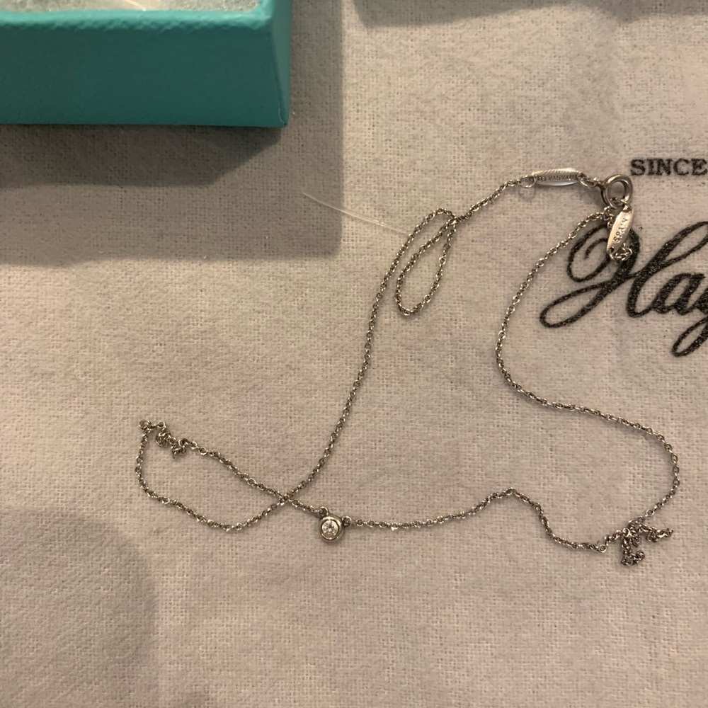 Tiffany diamond by the yard necklace
